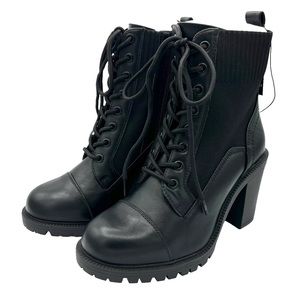 Torrid Stretch Lug Heel Bootie (WW) Black Women’s Size 8 NWT